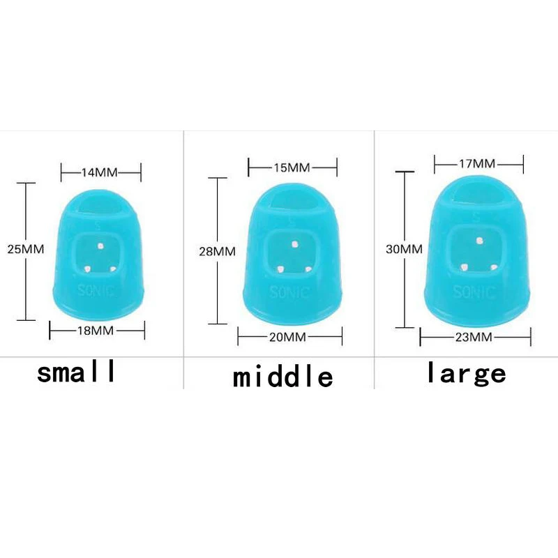 JHOANNA Brand 1pcs Multicolor Silicone Thimble Tip Hollowed Out Breathable Knitting tool DIY Sewing Needlework Accessories 3Size | Дом и сад