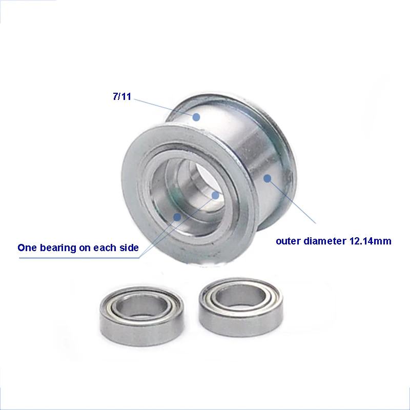 2GT 20 зубчатый шкив из алюминиевого сплава для синхронизации без зубьев ширина