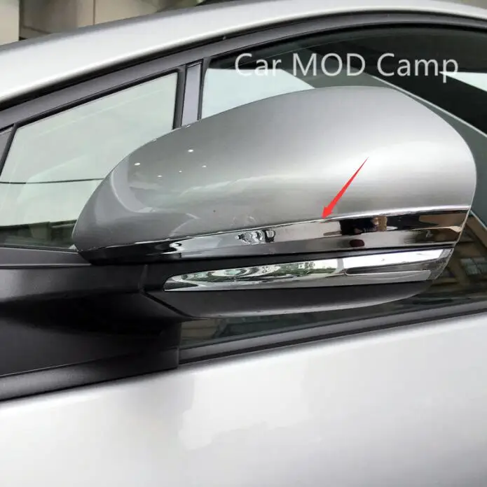 Хромированная накладка на зеркало заднего вида для Toyota Prius Prime PHV 2017 2018 отделка 2