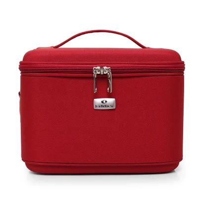 Red Medium Органайзер для макияжа, водонепроницаемая косметичка, органайзер для путешествий, косметичка для женщин, для путешествий, большая емкость, чехол для хранения, чехол для костюма s 40Z - Цвет: Red Medium