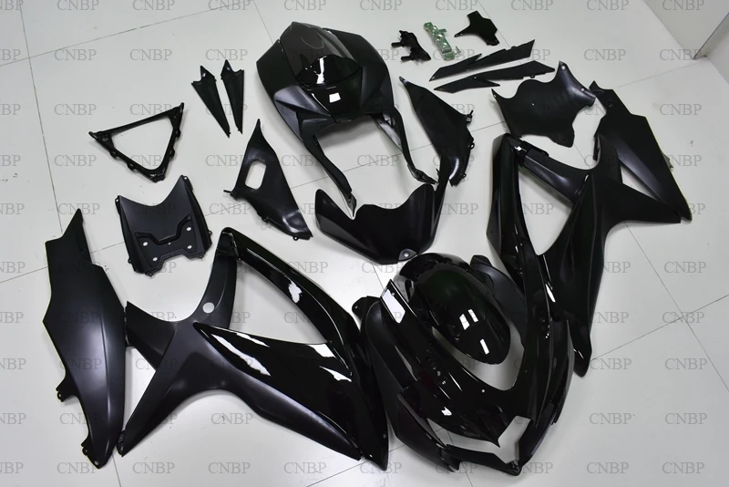 GSX R 600 09 10 Обтекатели для Suzuki GSXR600 2008 2010 K8 черный GSXR750 обтекатели|Полные комплекты