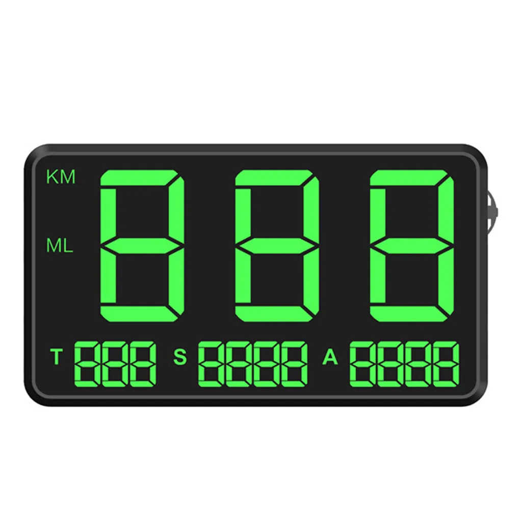 CARPRIE C80 gps Спидометр hud Дисплей автомобиля hud с сигнализацией превышения скорости высота время вождения мотоцикла цифровой автомобильный одометр для часов