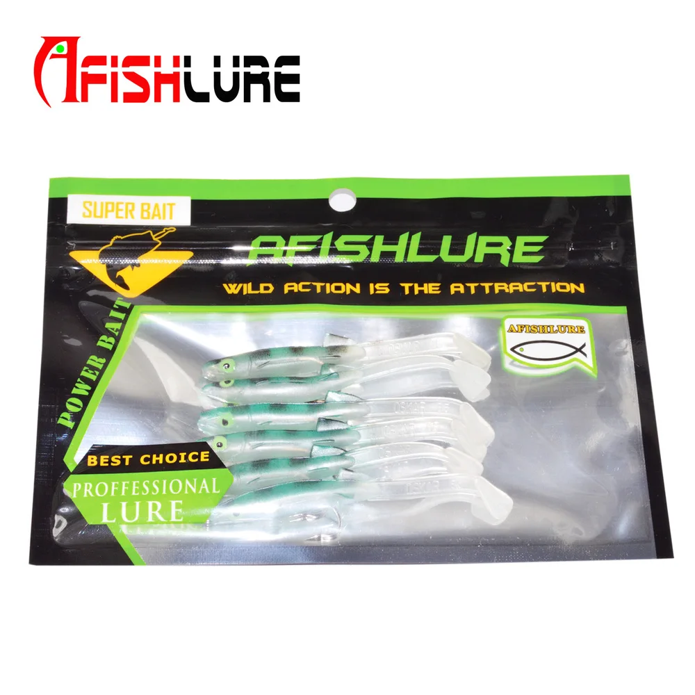 Afishlure, 6 шт./лот, рыбацкая Мягкая приманка, 8,5 см, 2,3 г, мягкий морской угорь, высокое качество, ложная приманка, весло, хвост, песок, угорь, рыболовные снасти, Pesca