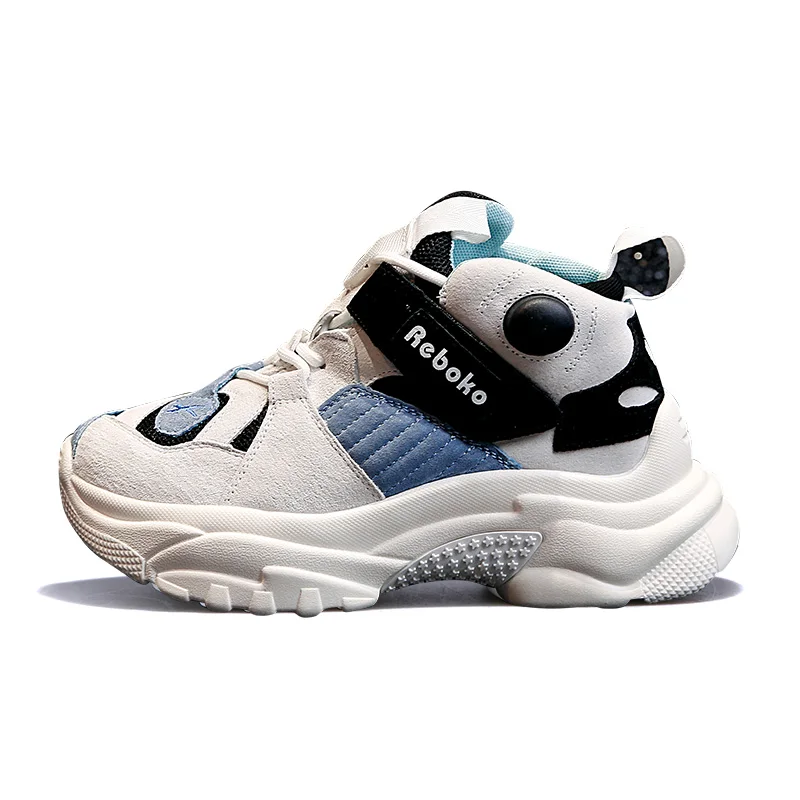 RY-relaa sports shoes female 2019 new summer and autumn Korean version of Harajuku breathable thick soles | Спорт и развлечения