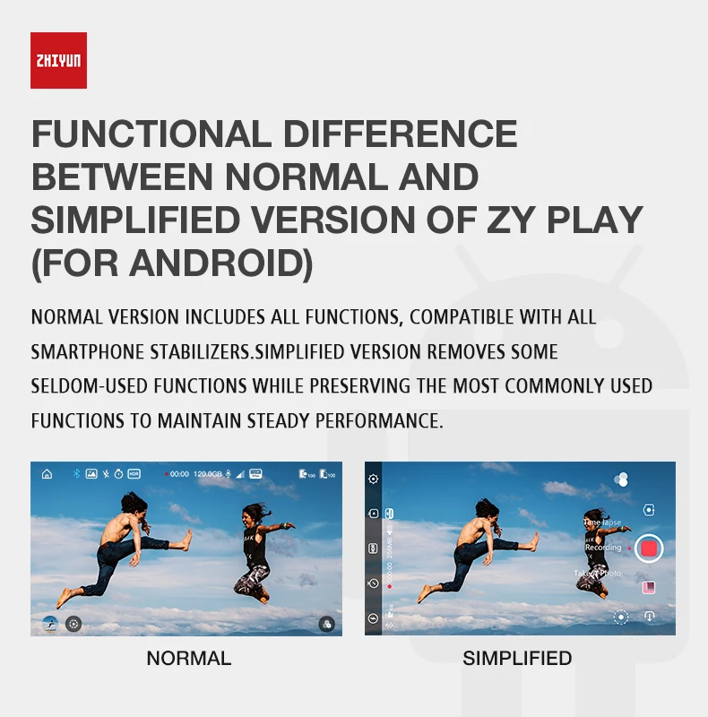 ZHIYUN Smooth 4 3 оси смартфон ручной карданный стабилизатор steadicam для iphone 6 X Экшн-камера huawei P20 Pro Gopro4 SJCAM