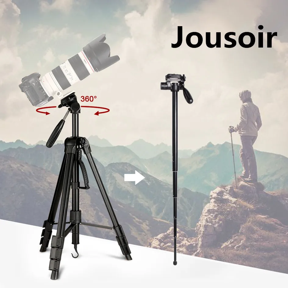 

Multi-Function Tripod Monopod For Photography Camera Video Studio Film with Carry Bag CD50