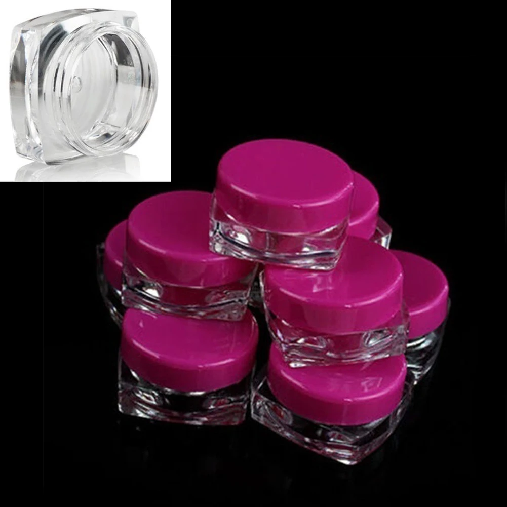 10 шт Мини пустые косметические баночки инструменты для макияжа крем лица