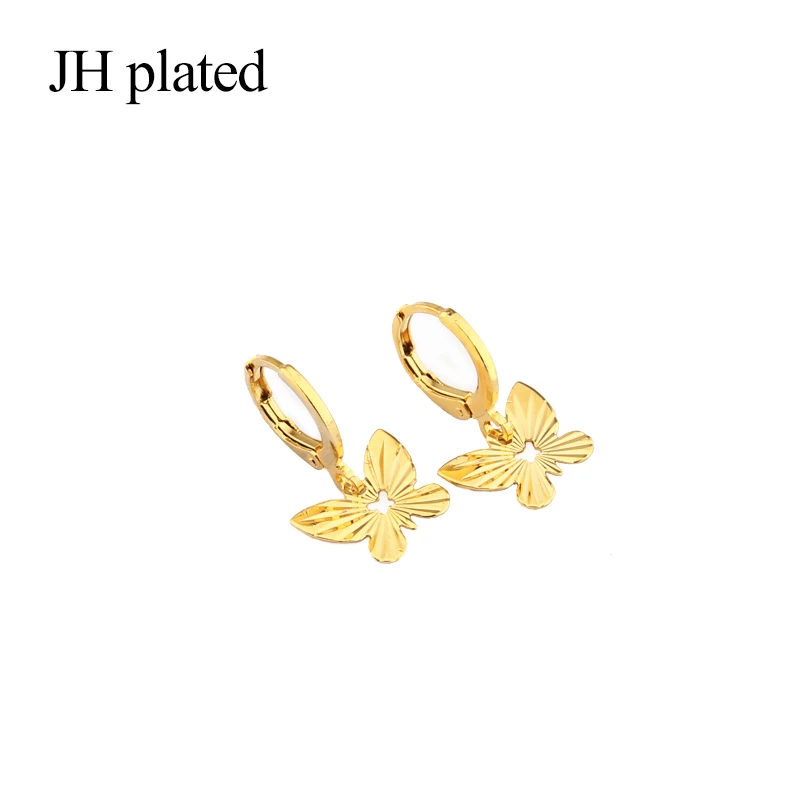 JHplated женские новые золотые маленькие серьги подвеска ювелирные изделия подарок