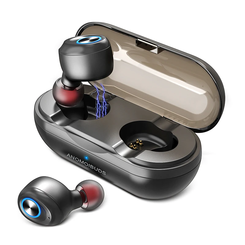 Наушники Anomoibuds TWS 5 0 Bluetooth наушники Беспроводная зарядка стерео беспроводные с