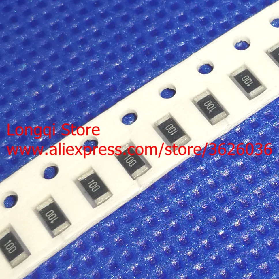 100 шт 1206 3216 5% 1R 1.1R 1.2R 1.3R 1.5R 1.6R 1.8R 2R 2.2R 2.4R 2.7R 3R 1/4W SMD сопротивление|resistances 1/4w|resistance