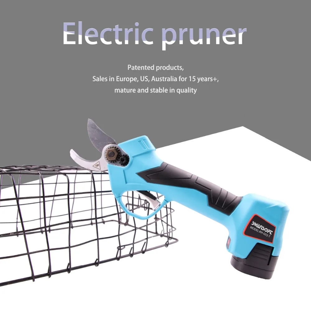 Электрический секатор вместе с двумя батареями для одного набора Бесплатная