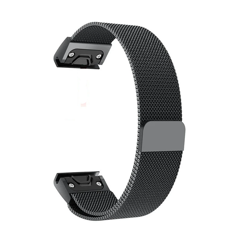 26MM Quick Release Easy Fit Milanese Loop Stainless Steel band for Garmin Fenix 3 / HR 5X /Foretrex 701/ MK1 | Наручные часы
