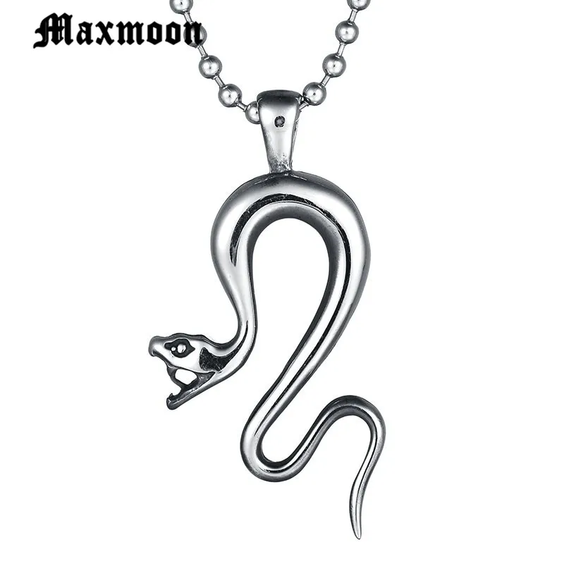 Maxmoon ожерелье в стиле панк с подвеской форме змеи Подвески Ювелирные изделия из
