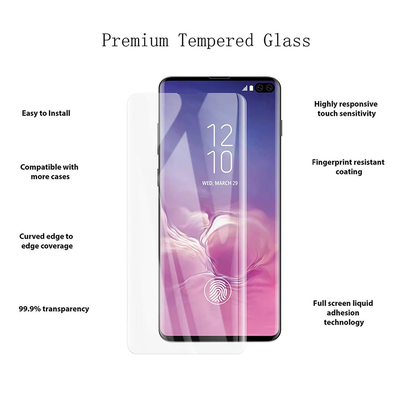 Чехол для samsung S10 S10e S10 Plus с защитой от ультрафиолета и жидкости, закаленное стекло для Galaxy S 10 E Plus