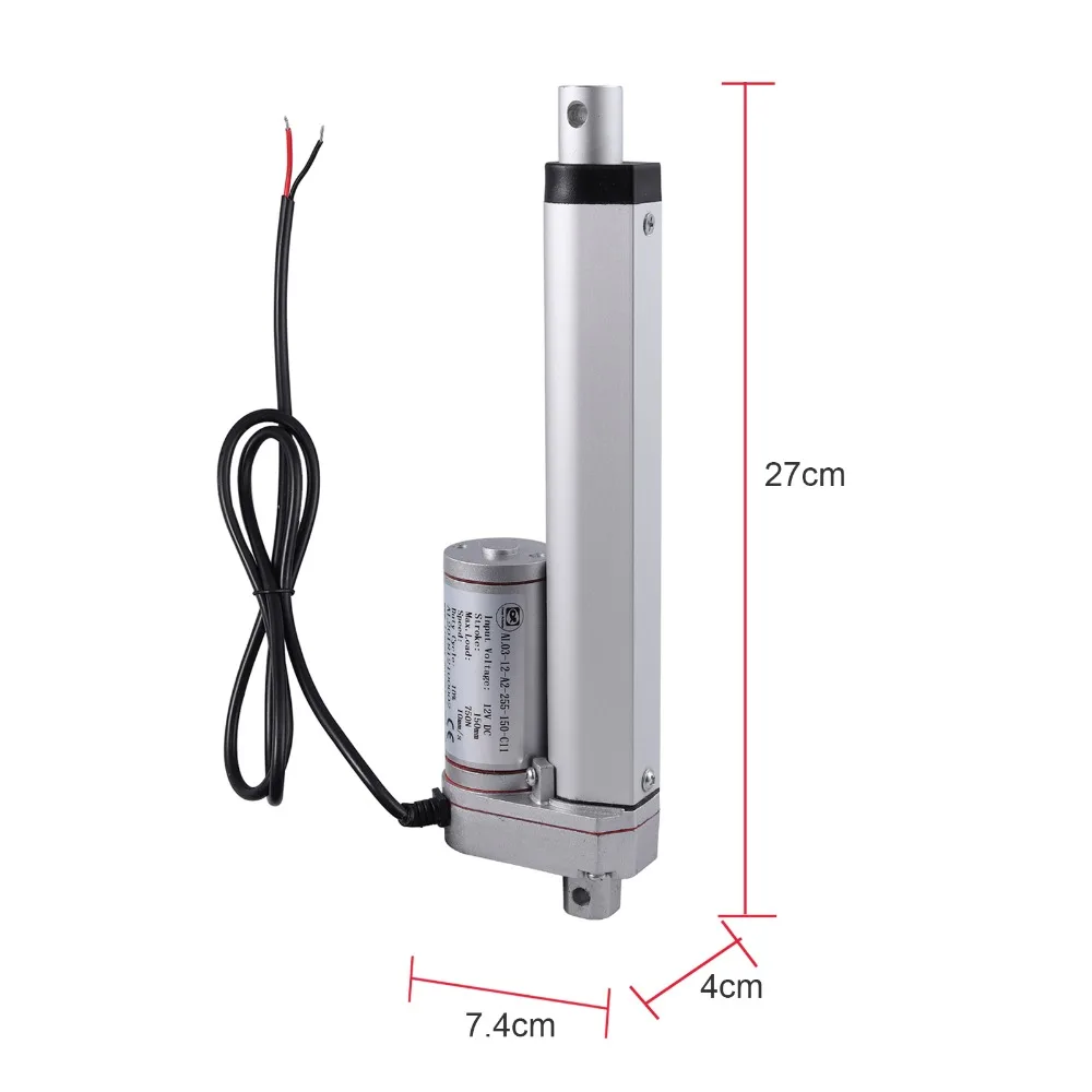 AUTOUTLET DC12V 150 мм линейный привод открывалка двери двигатель сверхмощный макс.