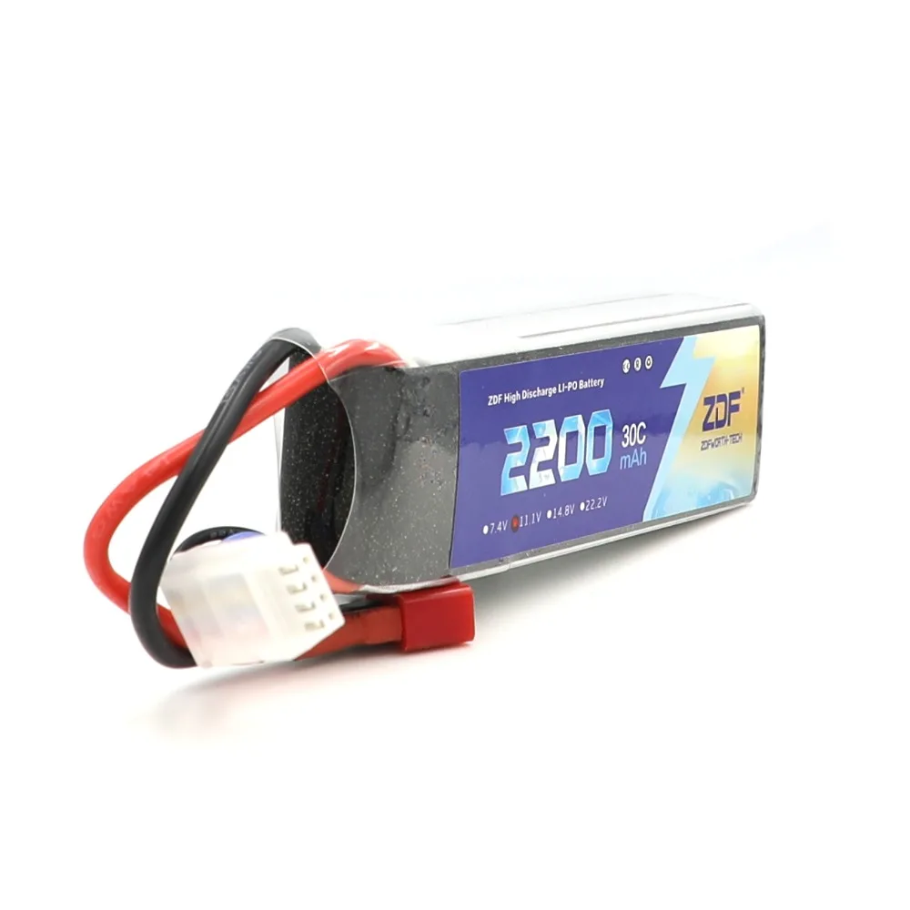 Аккумулятор ZDF Lipo 11 1 В 2200 мАч 30C для радиоуправляемых моделей Trex 450 вертолет с