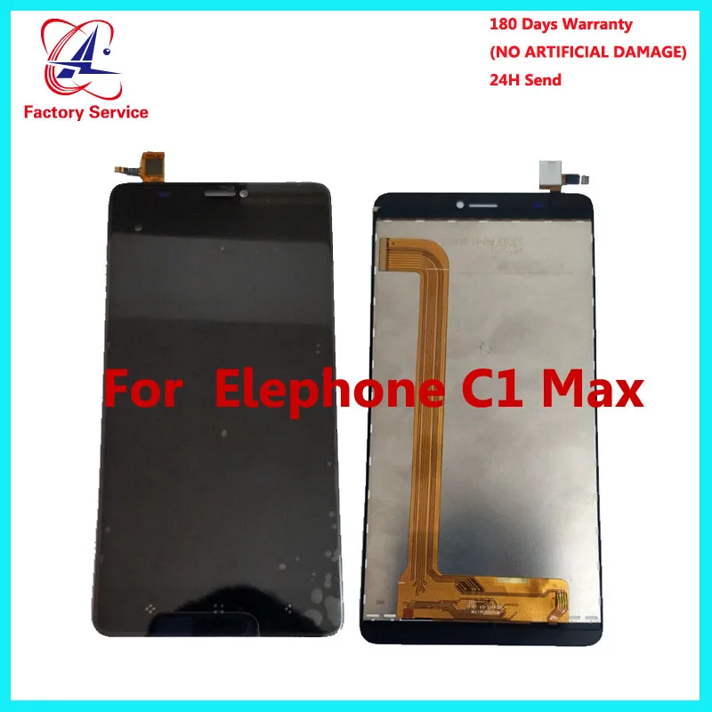 Оригинальный ЖК-дисплей Elephone C1 Max + панель сенсорного экрана запасные части в