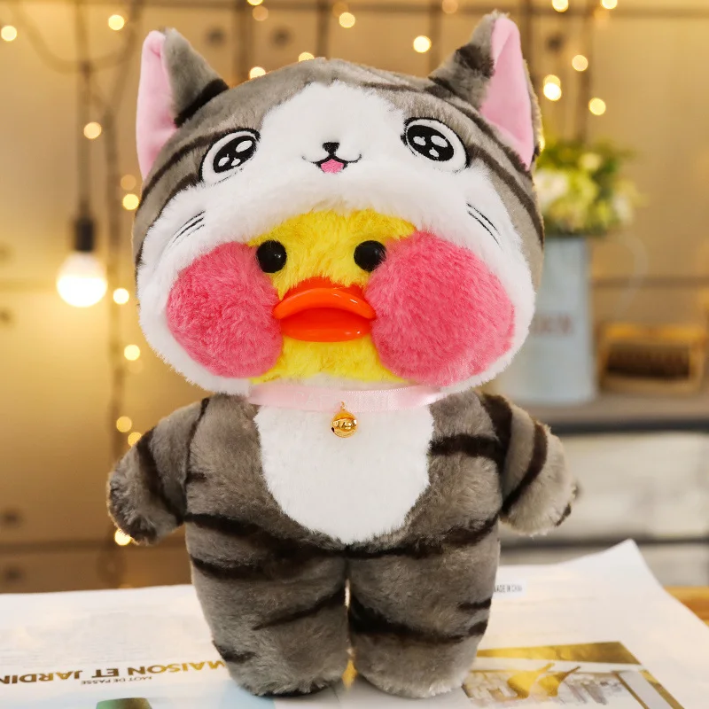 1 шт. 30 см милые LaLafanfan кафе утка Плюшевые игрушки мультфильм Kawaii Утка Мягкая кукла животные куклы детские игрушки подарок на день рождения для девочки