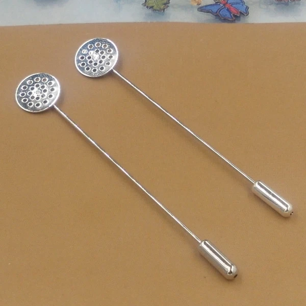 

10pcs/lot Brooch Settings Blank 12mm Round Cabochon Base Bezel Trays for Glass Cabochon Cameo DIY Brooch Finding Making Handmade