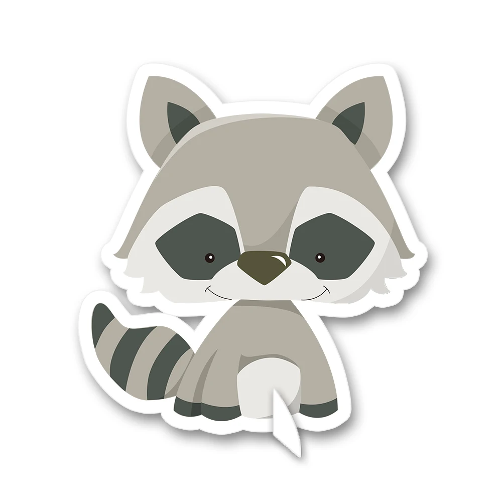 raccoon Лесное животное тема лесные животные стол Центральная Серия 1 животные День Рождения украшения наборы; детский душ - Цвет: raccoon