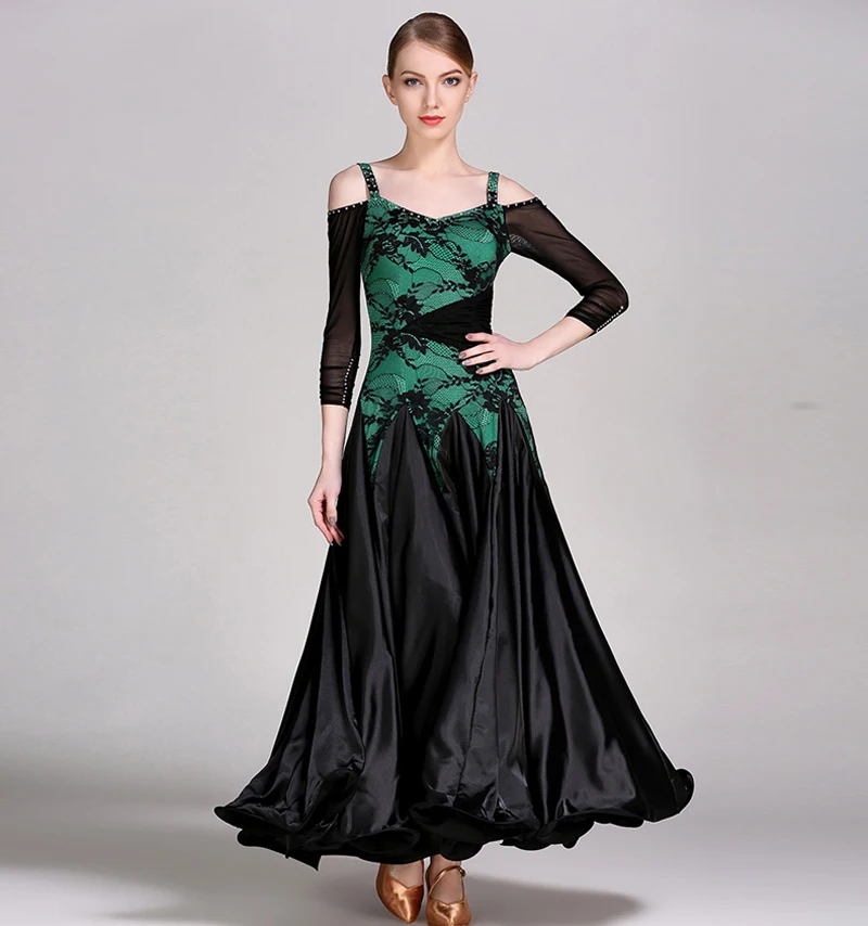 Standard Ballroom Dresses Women 2021 New High Quality Sexy Waltz Dancing Skirt Lady's Tango Competition Dance Dress | Тематическая