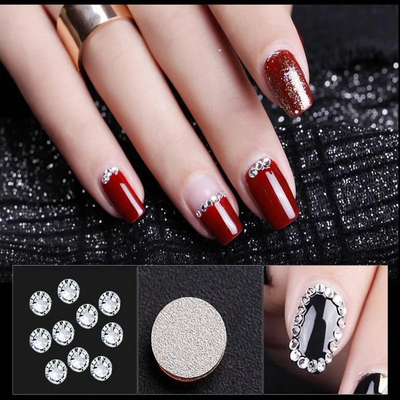 Оптовая продажа кристаллический гранат ss3 ss40 с плоской задней поверхностью AAAAA (3d