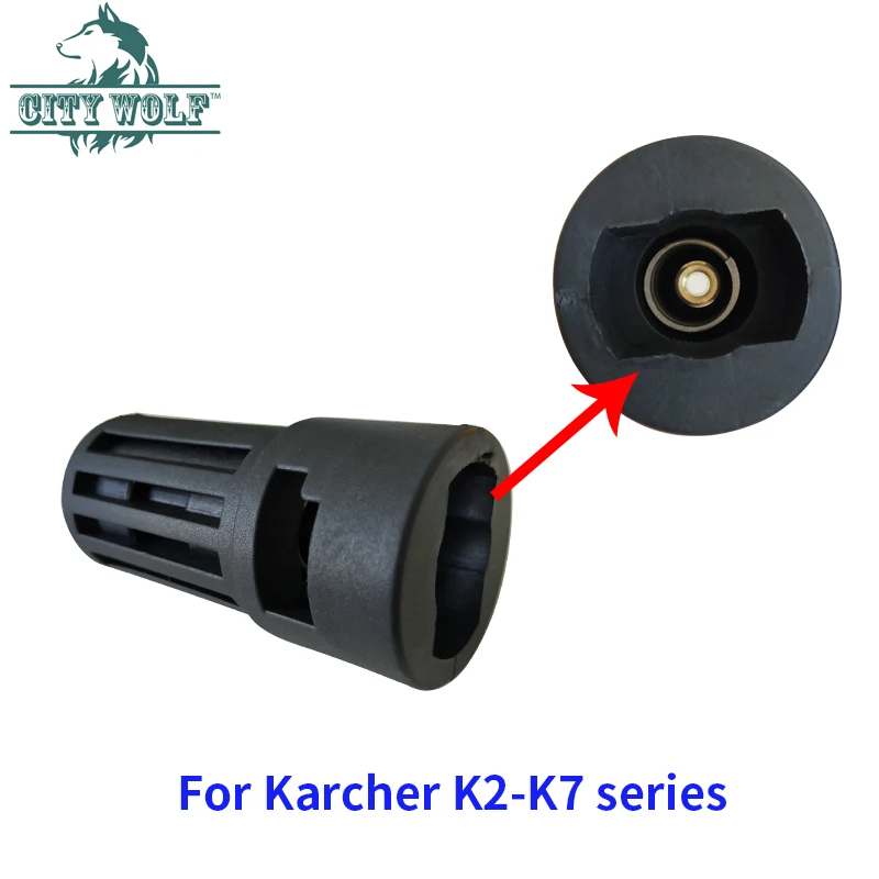 City Wolf мойка высокого давления G 1/4 &quotbayonet пластиковый адаптер для Karcher K серии