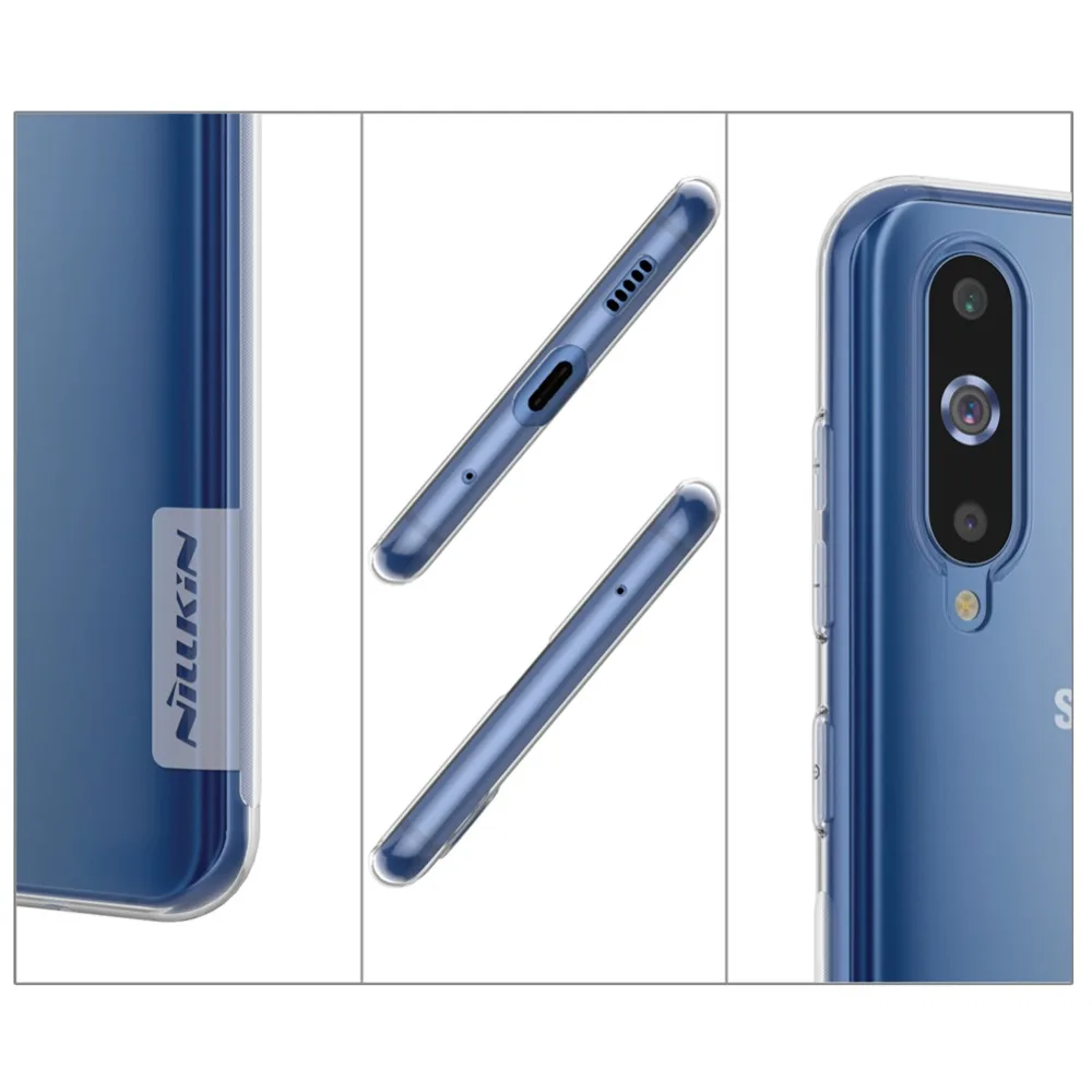 Чехол из ТПУ для Samsung Galaxy A8S NILLKIN Nature прозрачный Ультратонкий чехол мягкий