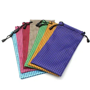 100 pcslot diy watch phone glasses case soft waterproof cloth sunglasses bag glasses pouch eyeglasses cases mixed colors free global shipping