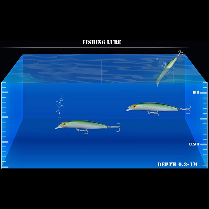 KMRESA приманка для рыбной ловли искусственная жесткая рыба 9 см 10 г плавающий