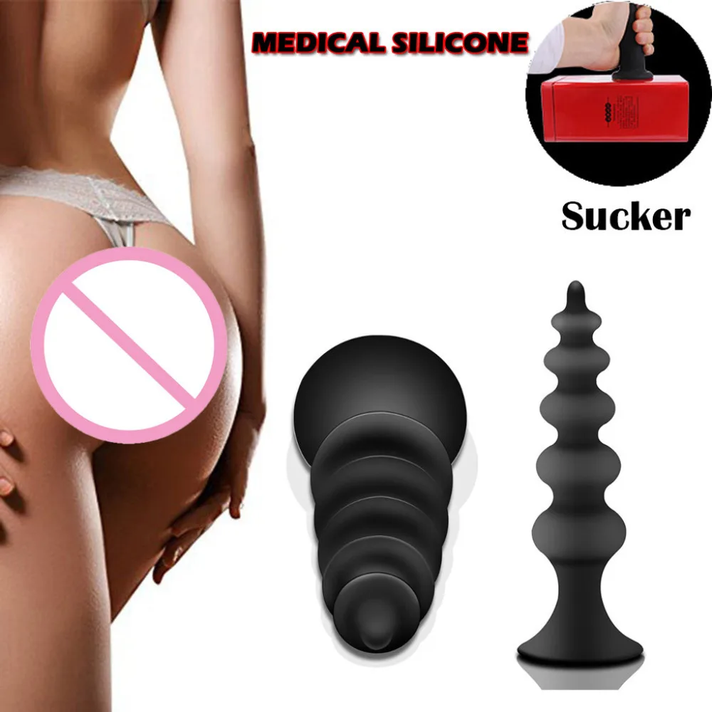 Anal Sex Toys Vibration Bullet Silicone SM Opening Butt Prostate Plugs For Couples Adult Woman #4N |