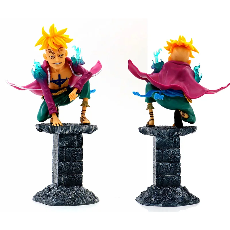 Аниме One Piece GK Marco Phoinix на колонке экшн-фигурки модели игрушки подарки T30 | Игрушки и