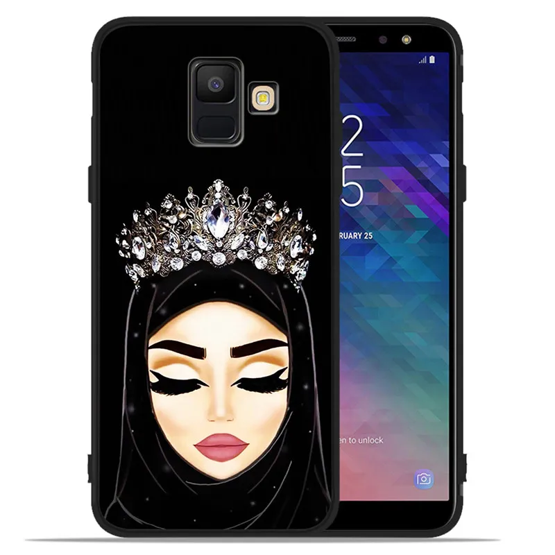 Для мам и детей, арабские африканские королевы для девочек для samsung Galaxy A9 A8 A7 A6 A5 A3 J3 J4 J5 J6 J8 плюс чехол для телефона чехол Coque Etui - Цвет: H1488
