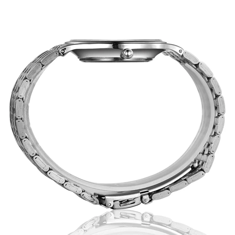 BOSCK простые мужские часы минимализм ультра-тонкий циферблат нержавеющая сталь