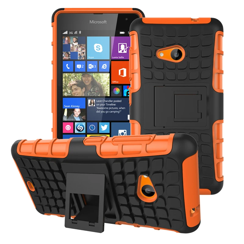 WolfRule For Cover Microsoft Lumia 535 Case TPU PC Holder Armor Bumper Phone Funda &lt |
