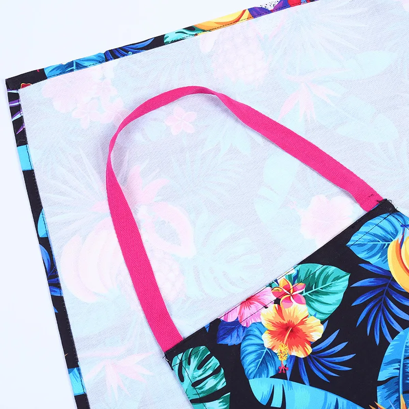 Фартук для взрослых с рисунком банана ананаса кактуса 1 шт. нагрудники домашнего