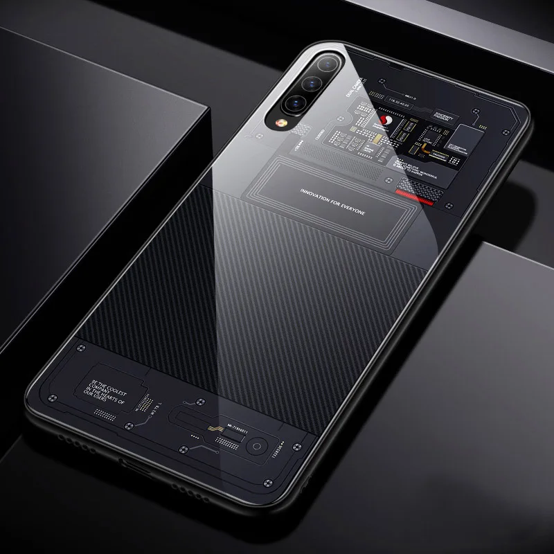 Чехол из закаленного стекла с рисунком HD для Xiaomi mi 9 SE mi 8 Lite mi x 3, чехол для телефона Xiao mi Red mi Note 7 Pro Aixuan, чехол - Цвет: color 6
