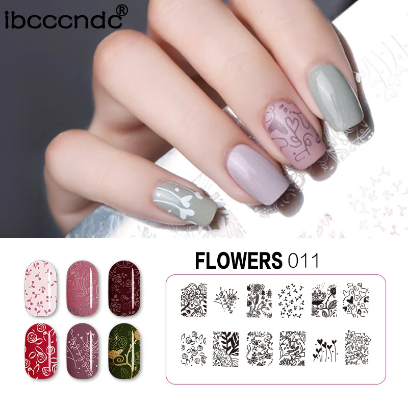 Ibcccndc кружево Морская звезда оболочки штамповки для ногтей пластина