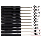 10 в 1 Набор Магнитных отверток Phillips 1,2 1,5 2,0 Torx T3 T4 T5 T6 5 точек Star 0,8 1,2 для iPhone Samsung iPad PC