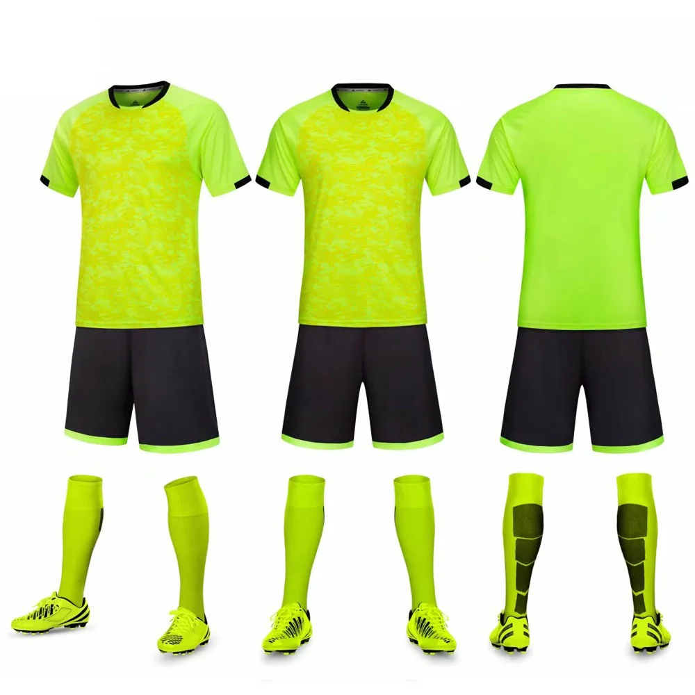 Мужские футбольные майки набор 2017 2018 Youth Maillot De Foot Survetement тренировочные Voetbal Tenue
