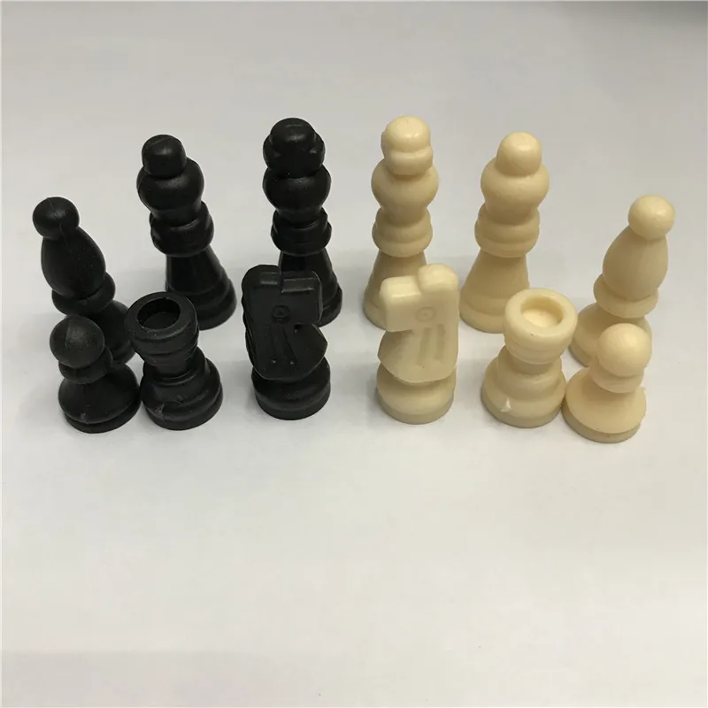 32 шт. набор пластиковых шахматных изделий развлекательный стандарт Chessmen