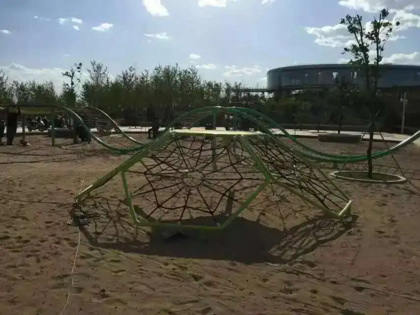 

Direct Factory Children Outdoor Net Rope Playground Top Quality Physical Net Rope Playground HZ15B-103B