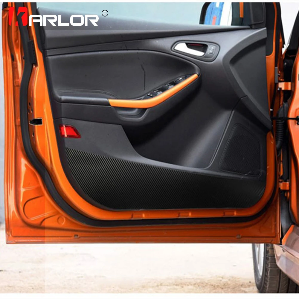 Автомобильная дверь из углеродного волокна защита от ударов царапин накладка