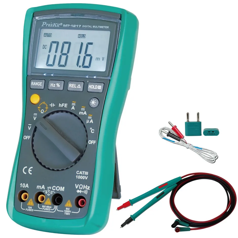 HOT Pro 'skit MT 1217 безопасность Стандартный Профессиональный ом тестер Измеритель