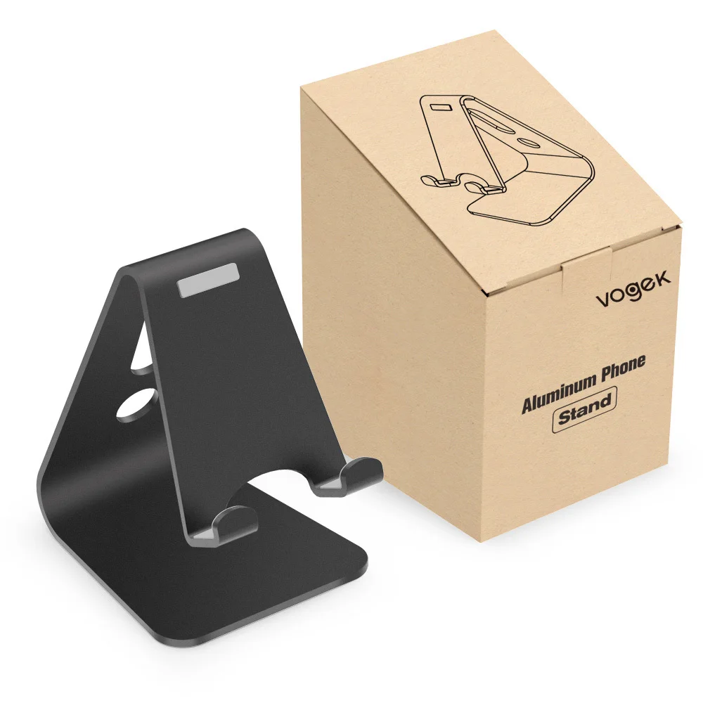 

Vogek Mobile Phone Desk Holder Stand Aluminium Alloy Tablet Stand Universal Holder for iPhone 12/Xs/8 plus/ipad Samsung Xiaomi