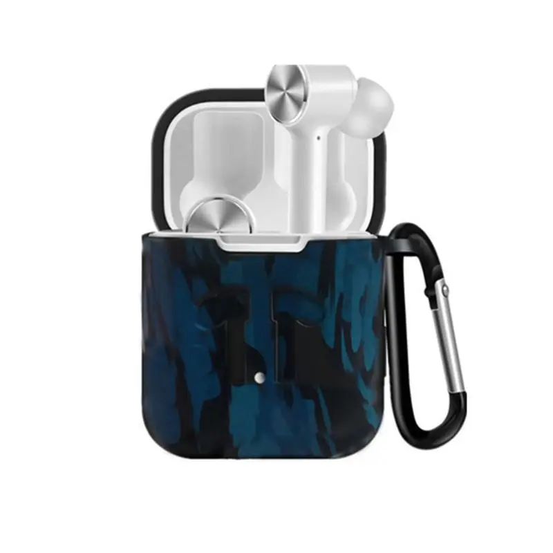 Противоударный силиконовый защитный чехол для наушников с крючком Xiaomi Airdots Pro