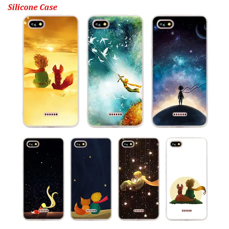 Силиконовый чехол для телефона Маленький принц с лисой Xiaomi Redmi S2 Note 4 4X 5 5Pro 5A Plus 6 6A 7