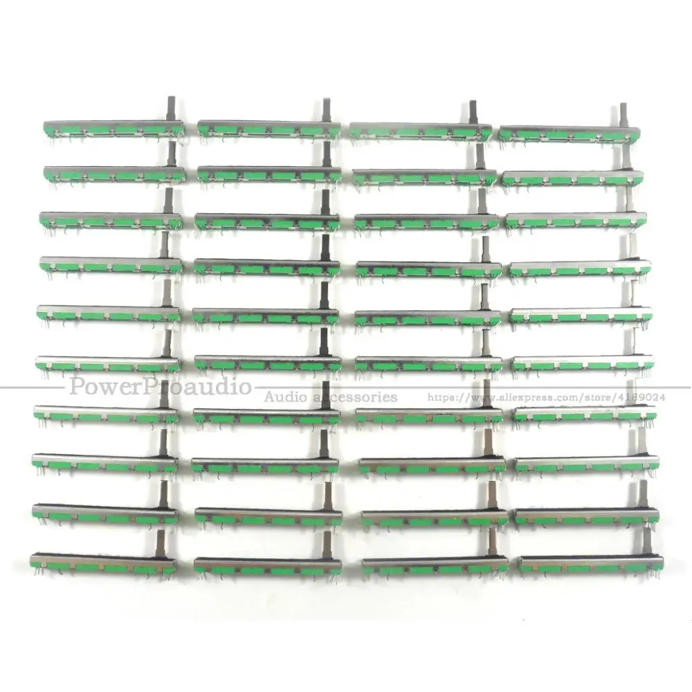 

Free shipping 40pcs/lot B10K Original mixer fader 75MM B10K for Potentiometer
