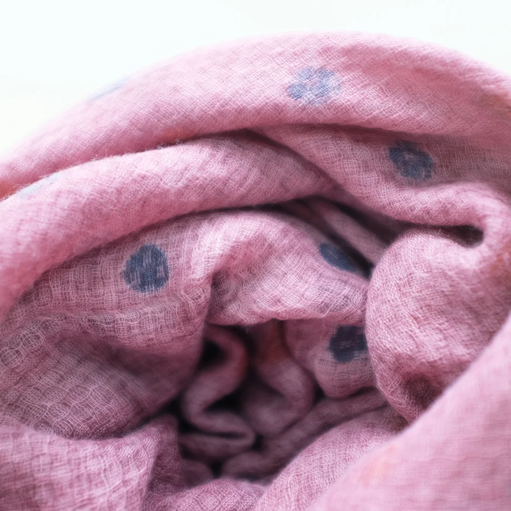 Vomint 190 см x 100 осень точка платки Новинка зимы шарф Для женщин пятна cottonhemp
