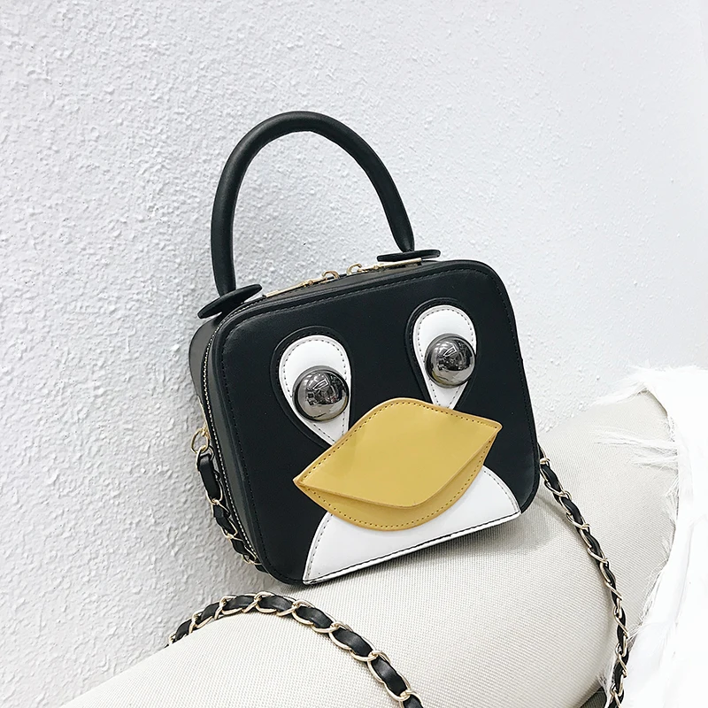 Симпатичные Fun мультфильм Дизайн коробка Стиль из искусственной кожи